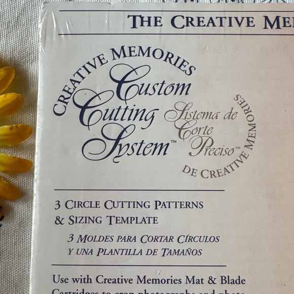 🩷 Creative Memories; VINTAGE & NWT! 3 Circle Cutting Patterns & Sizing Template! - Picture 5 of 9